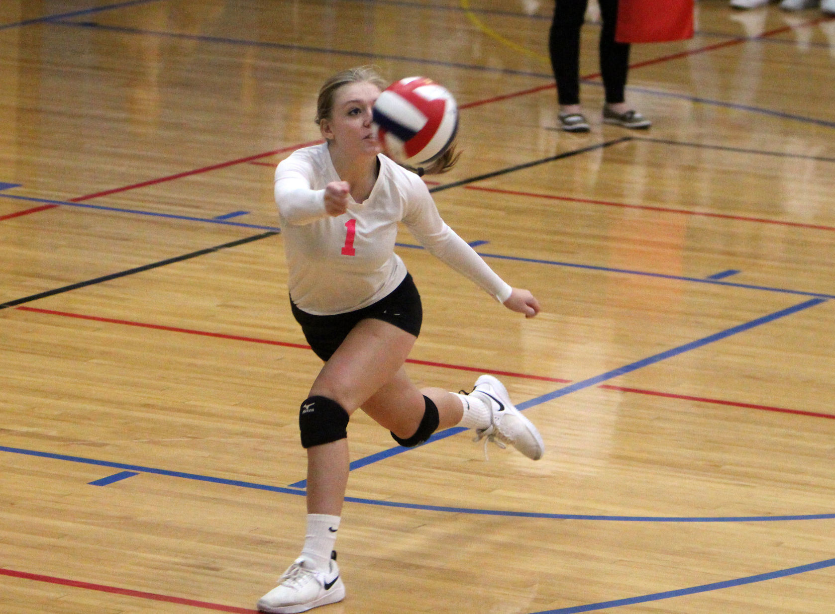Siren at McDonell volleyball regionals 10-18-18